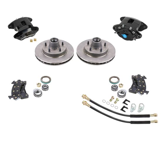 55-57 GM Disc Brake Kit for 2" Drop Spindles W/ Wilwood Calipers