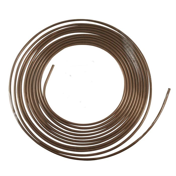 Speedway Motors 3/16" Nickel/Copper 25 Ft Brake Line/SS Nut Kit