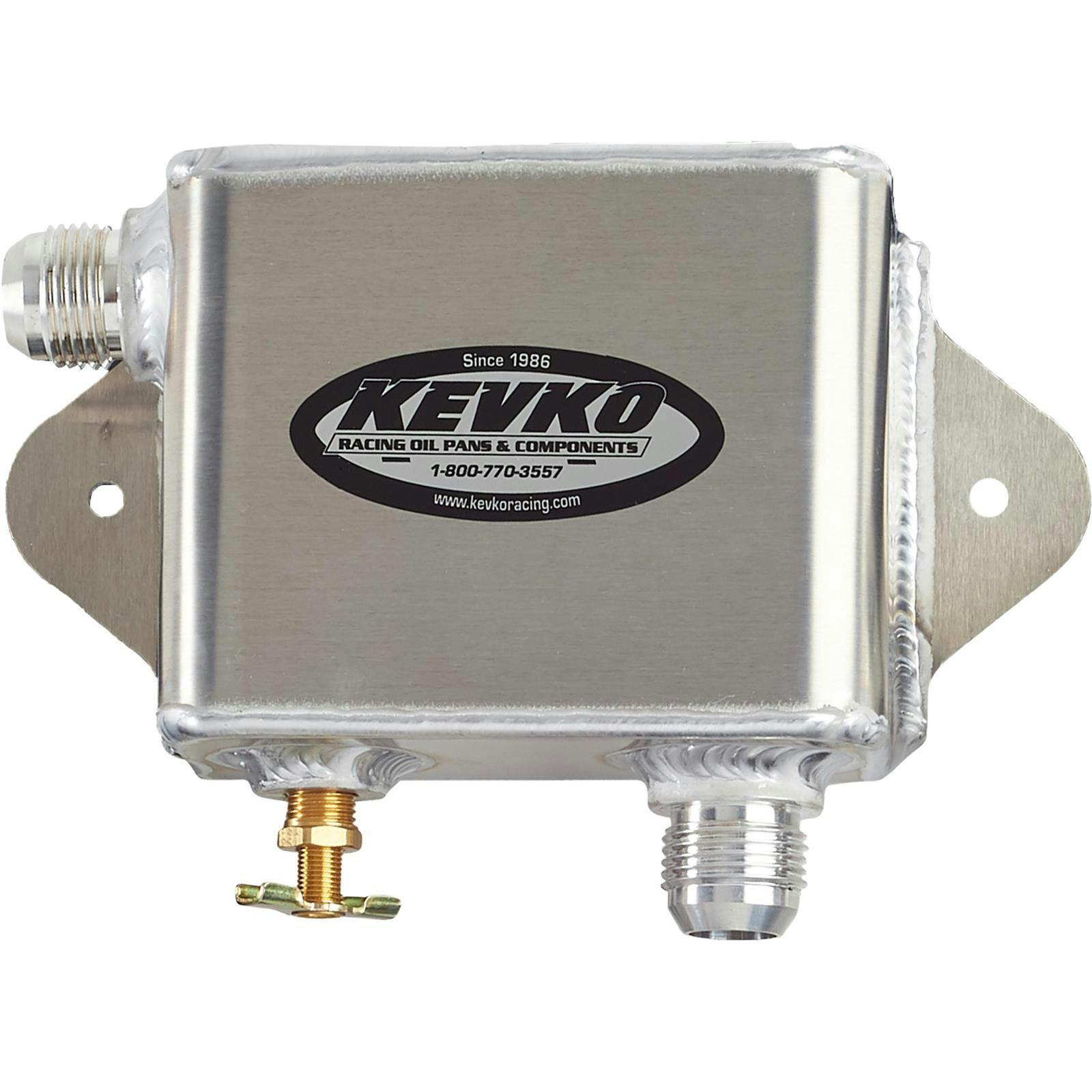 Kevko K139 Remote Oil Breather Tank, Single Inlet