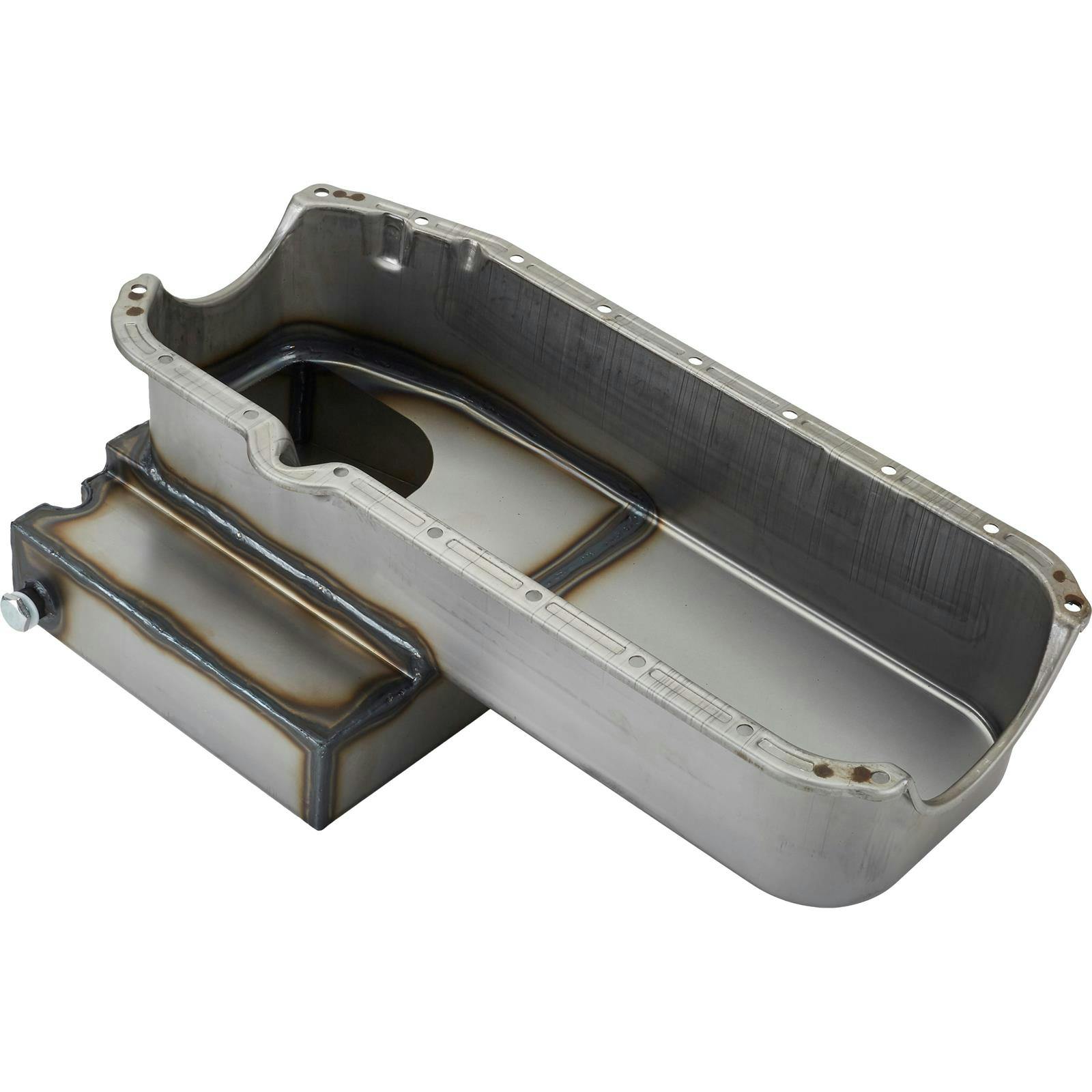 Speedway Small Block Chevy Claimer Oil Pan, RH Dipstick