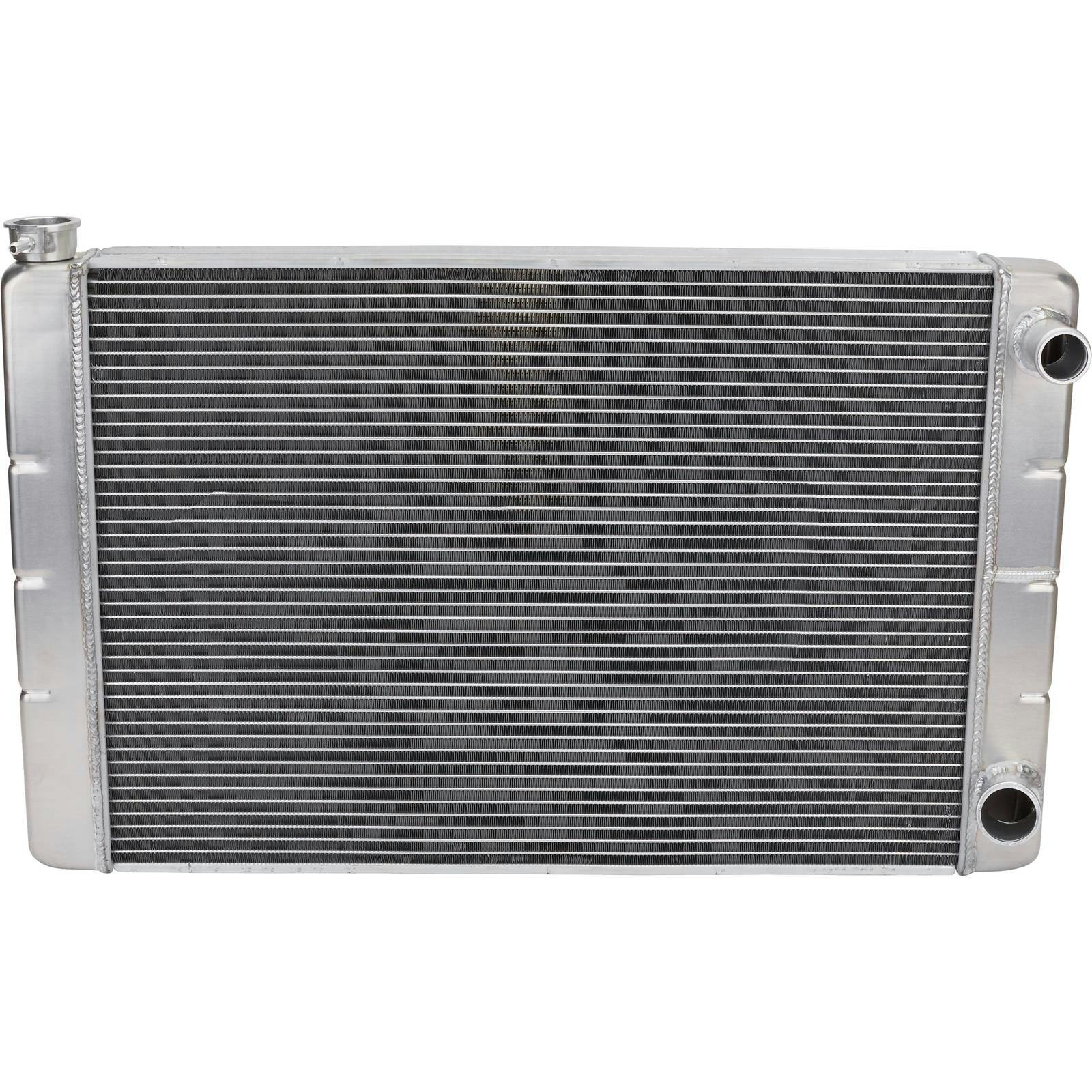 Dual/Double Pass All Aluminum Racing Radiator, SBC/BBC Chevy