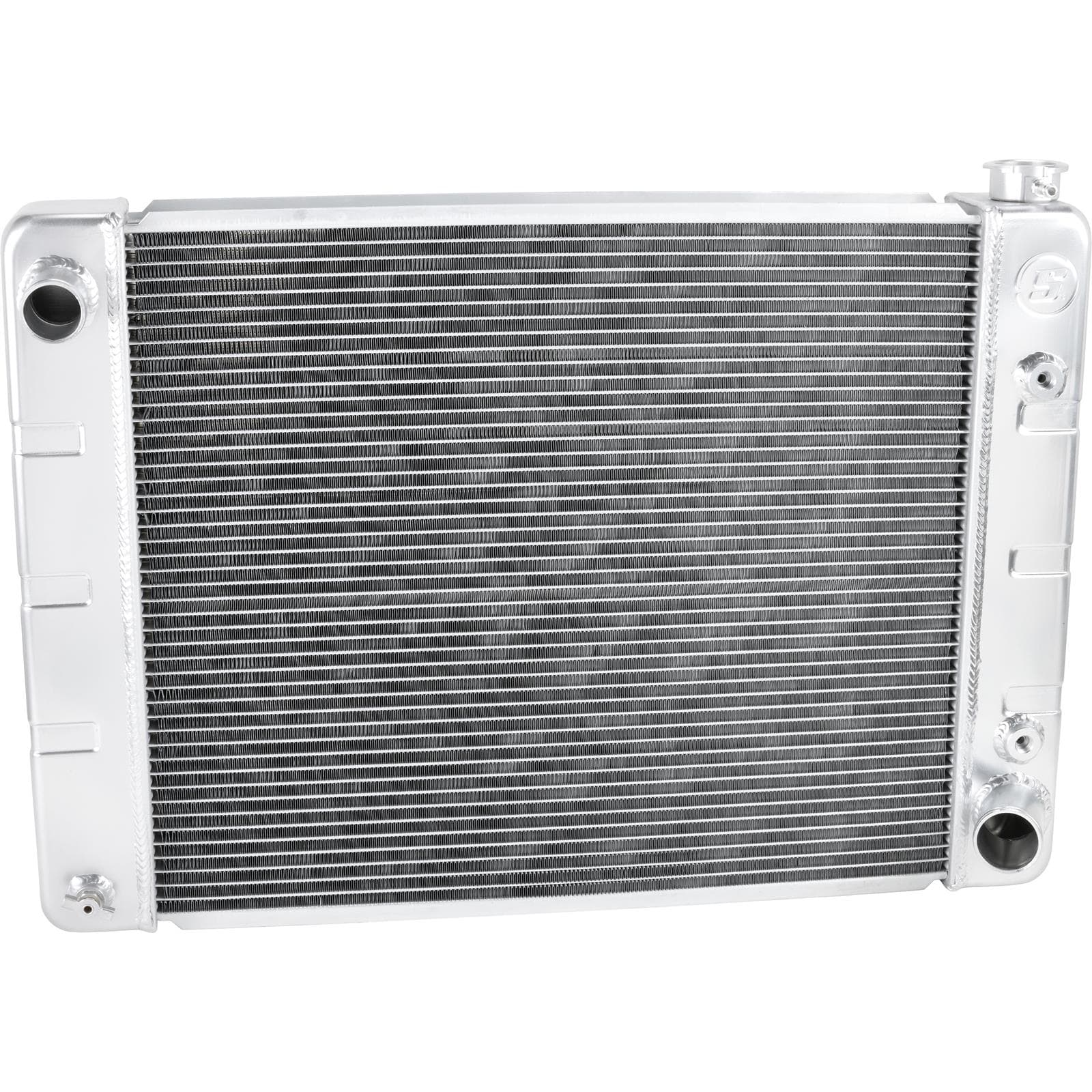 WindChillâ„¢ SBC/BBC Aluminum 3-Row Radiator w/ Cooler, Plain