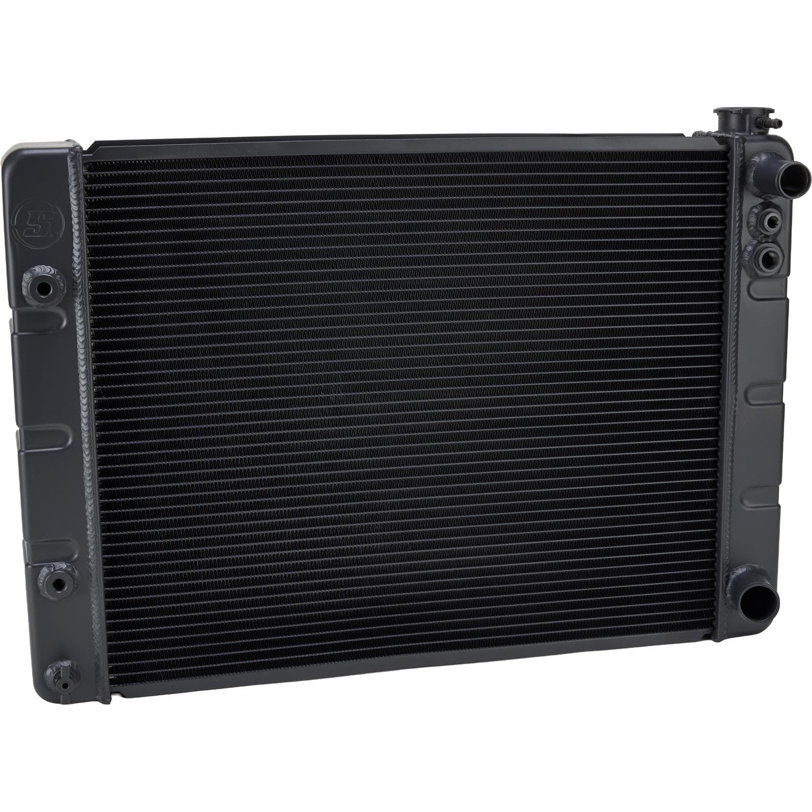 WindChillâ„¢ LS Swap 3-Row Aluminum Radiator w/Cooler, Black
