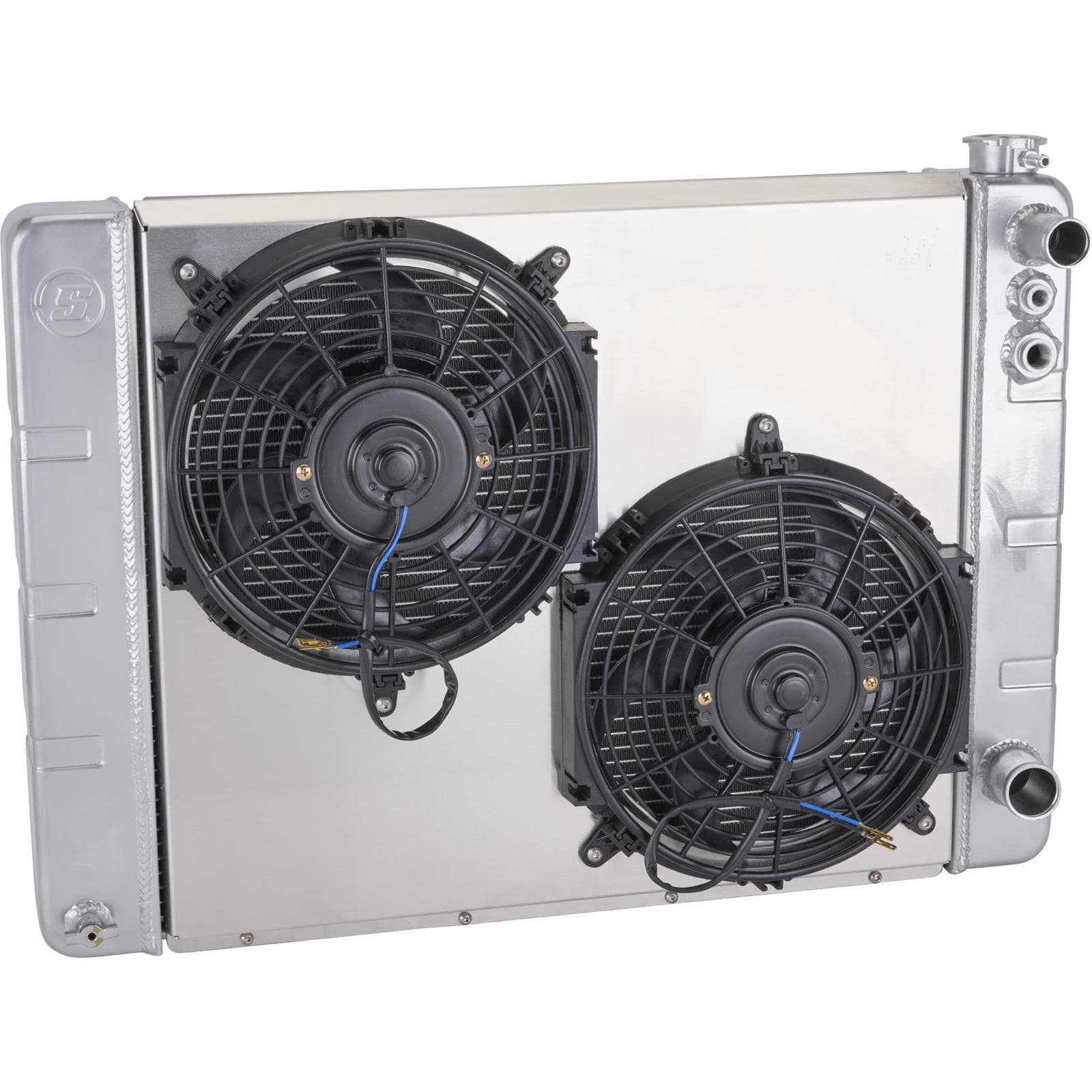 WindChill® LS 3-Row Radiator, Shroud/2 Fan