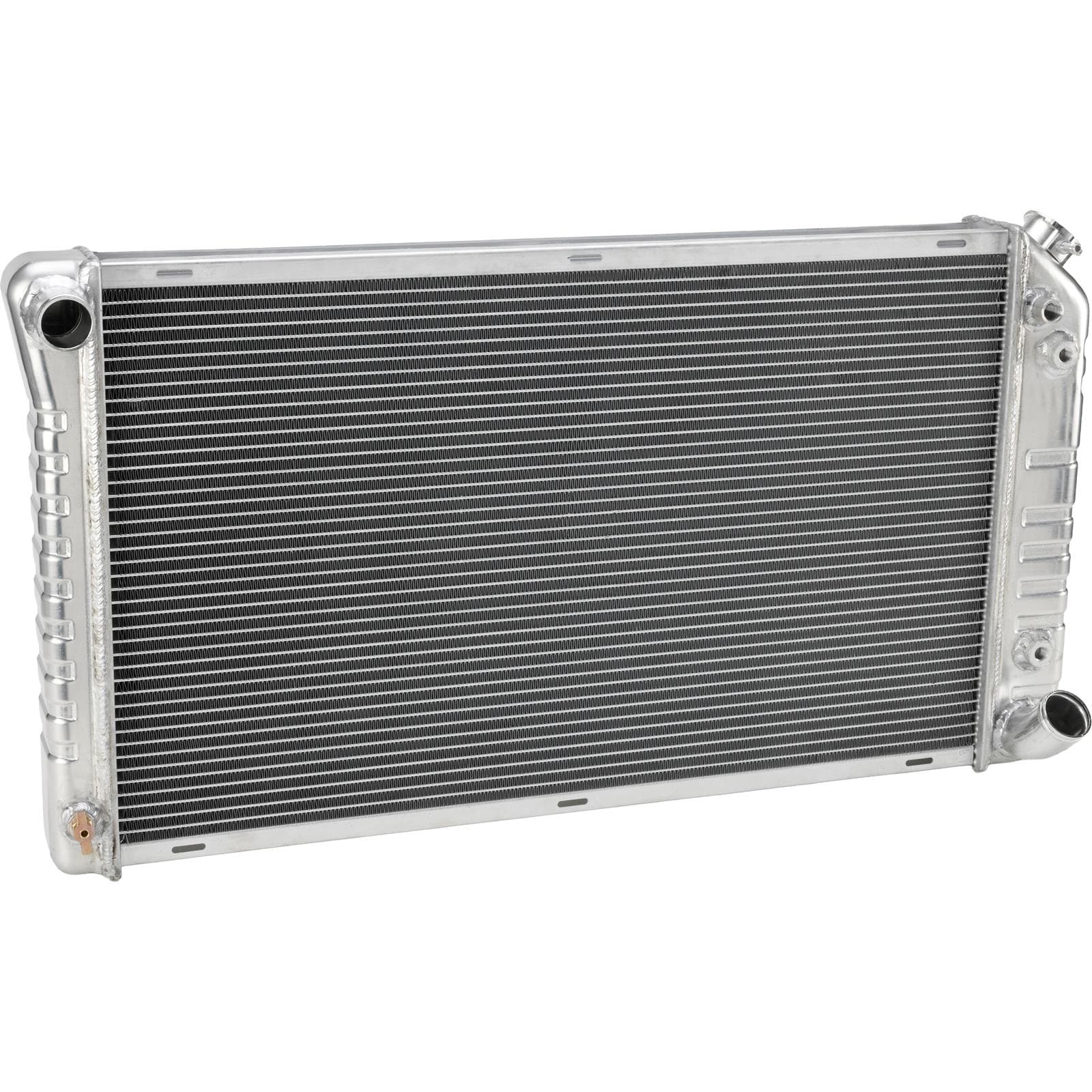 WindChill® 67–72 C10 SBC Aluminum 3-Row Radiator w/ Cooler, Plain