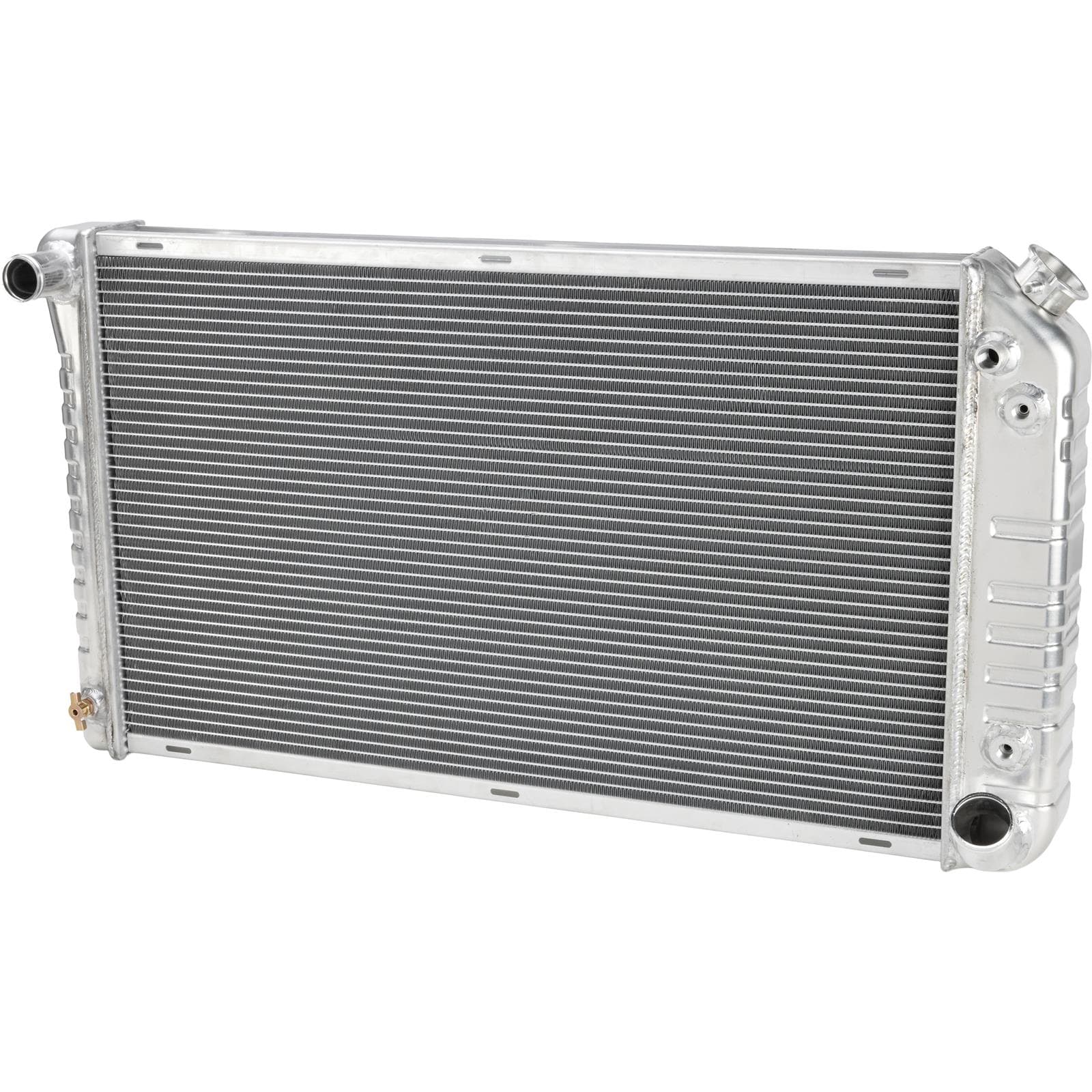 WindChill® 67–72 C10 SBC Aluminum 3-Row Radiator w/ Cooler, Plain