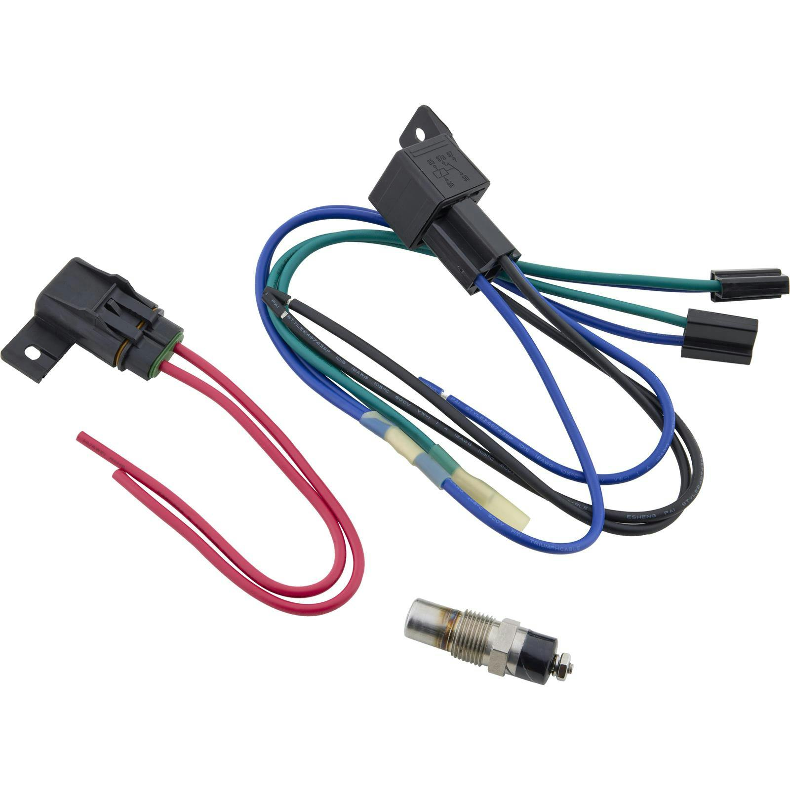 Fan Relay Harness and Temperature Switch Kit, 185 Degree Switch