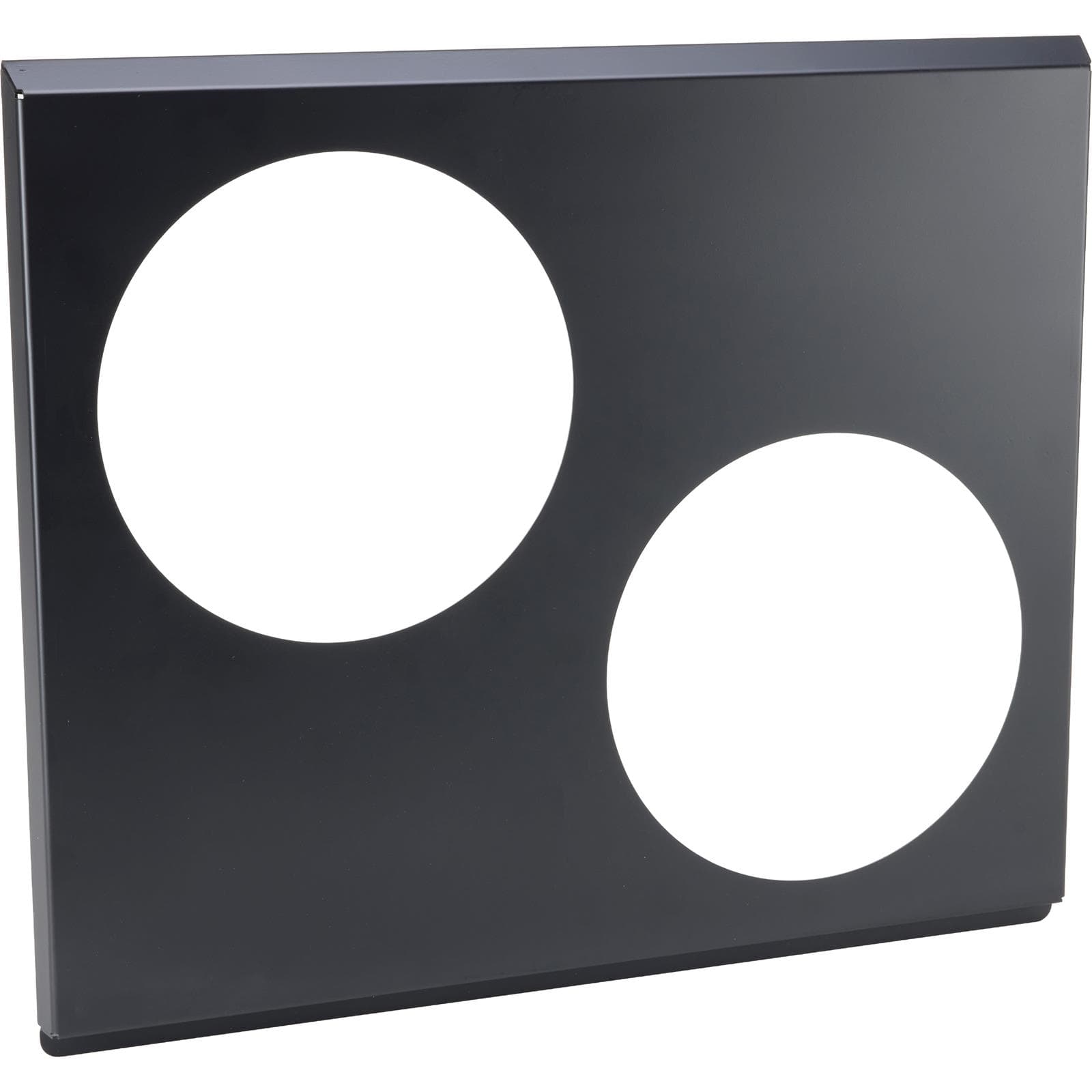 Black Aluminum Dual Fan Shroud For Speedway Motors Radiators