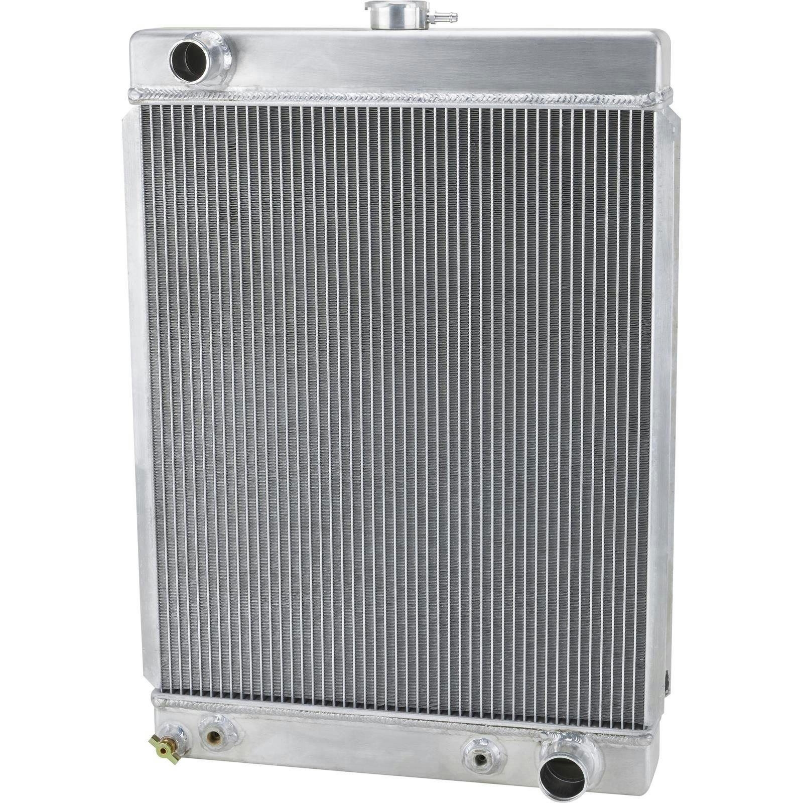 Universal Aluminum Radiator - 27 Inch Tall, Passenger Side Outlet