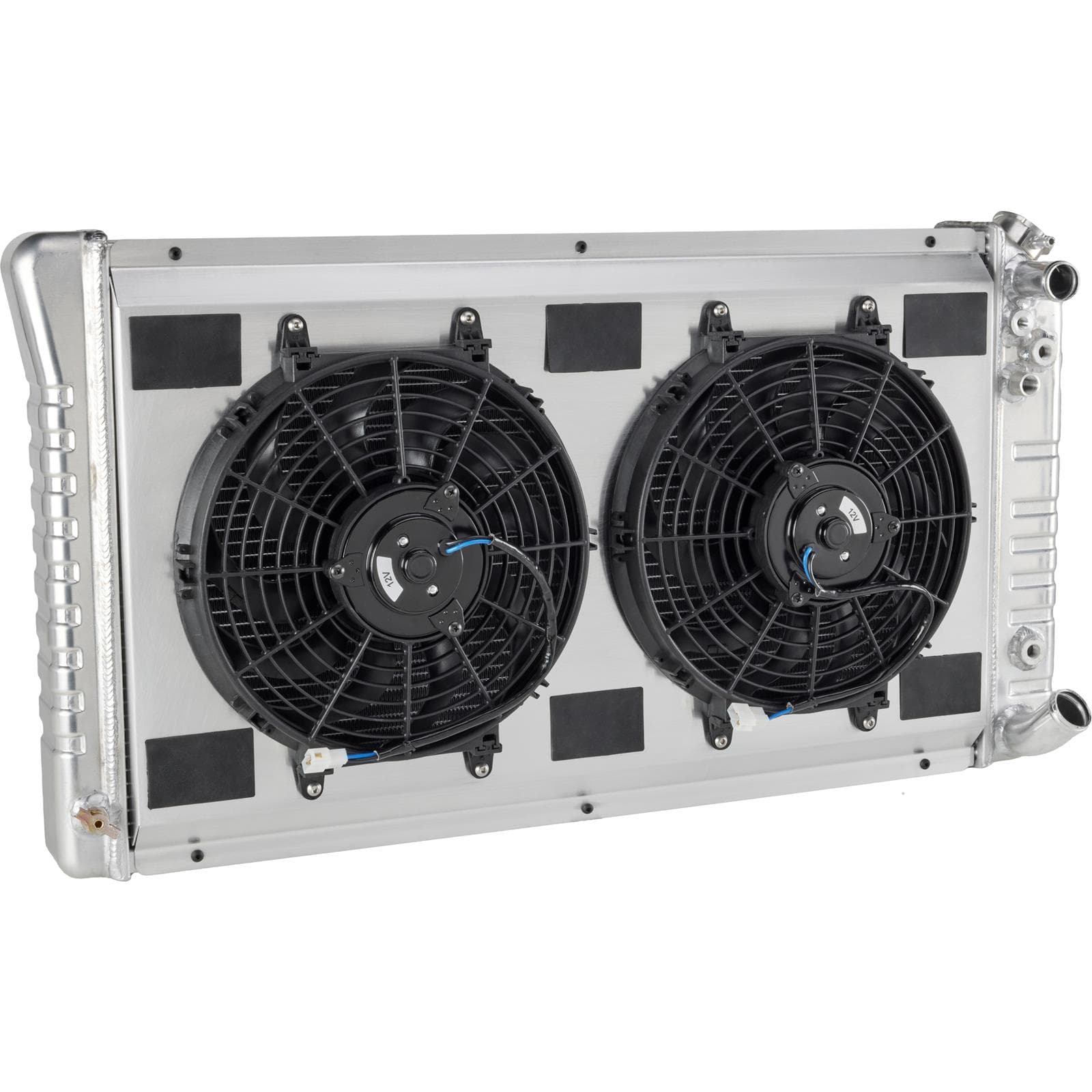 WindChill® 67–72 C10 LS Aluminum 3-Row Radiator w/ Shroud/2 Fans
