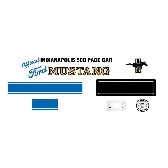 AMF Mustang Pace Car Graphic