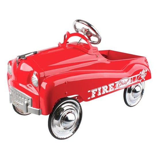 Fire Chief Pedal Car Graphics