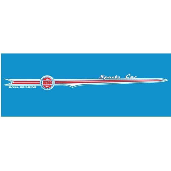 Murray® Flat Face Radio Sports Car 1962-66 Graphic