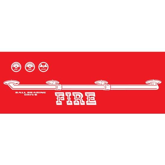 Murray® Flat Face Super Deluxe Fire Truck 1963-64 Graphic