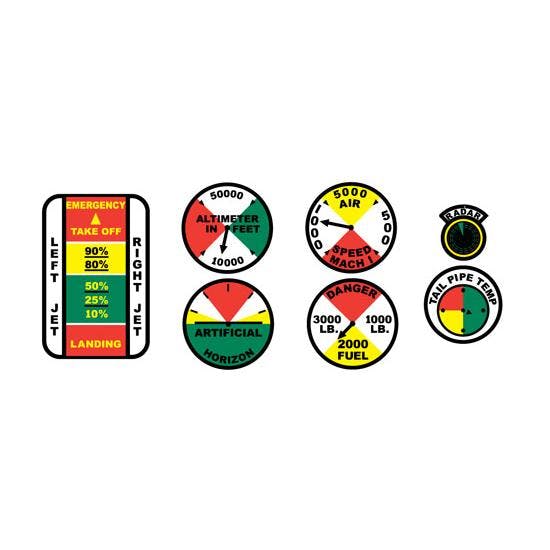 Murray® Atomic Missile Gauges Pedal Car Graphic