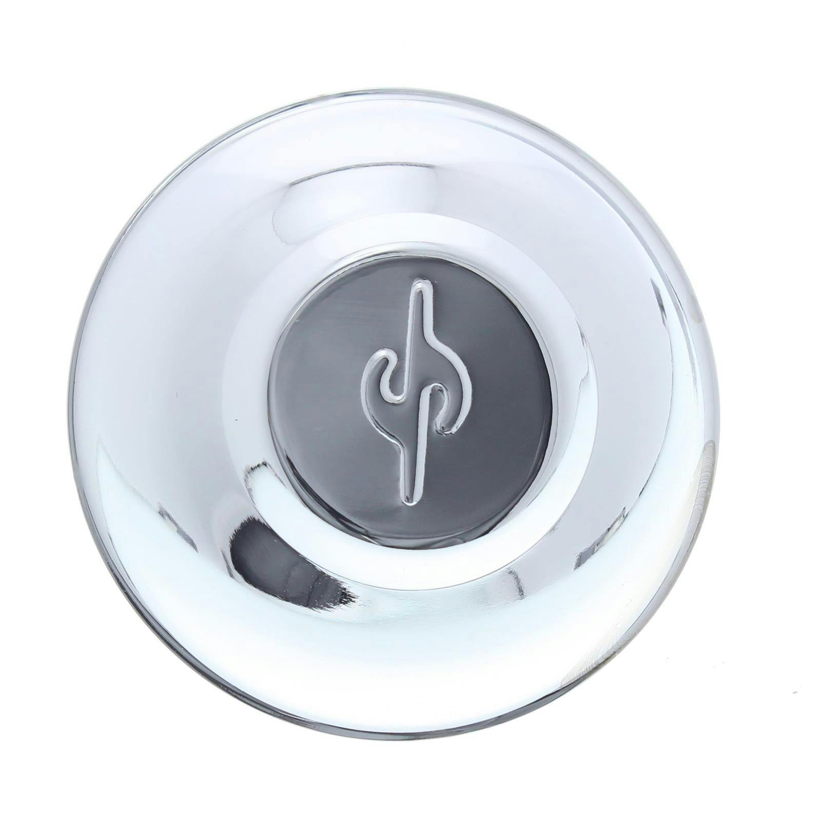 Pedal Car Parts, AMF/BMC Car S Chrome Hubcap, 3 Inch Diameter