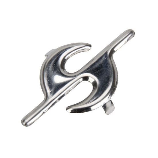 Pedal Car Parts, AMF/BMC Car Chrome S Hood Ornament