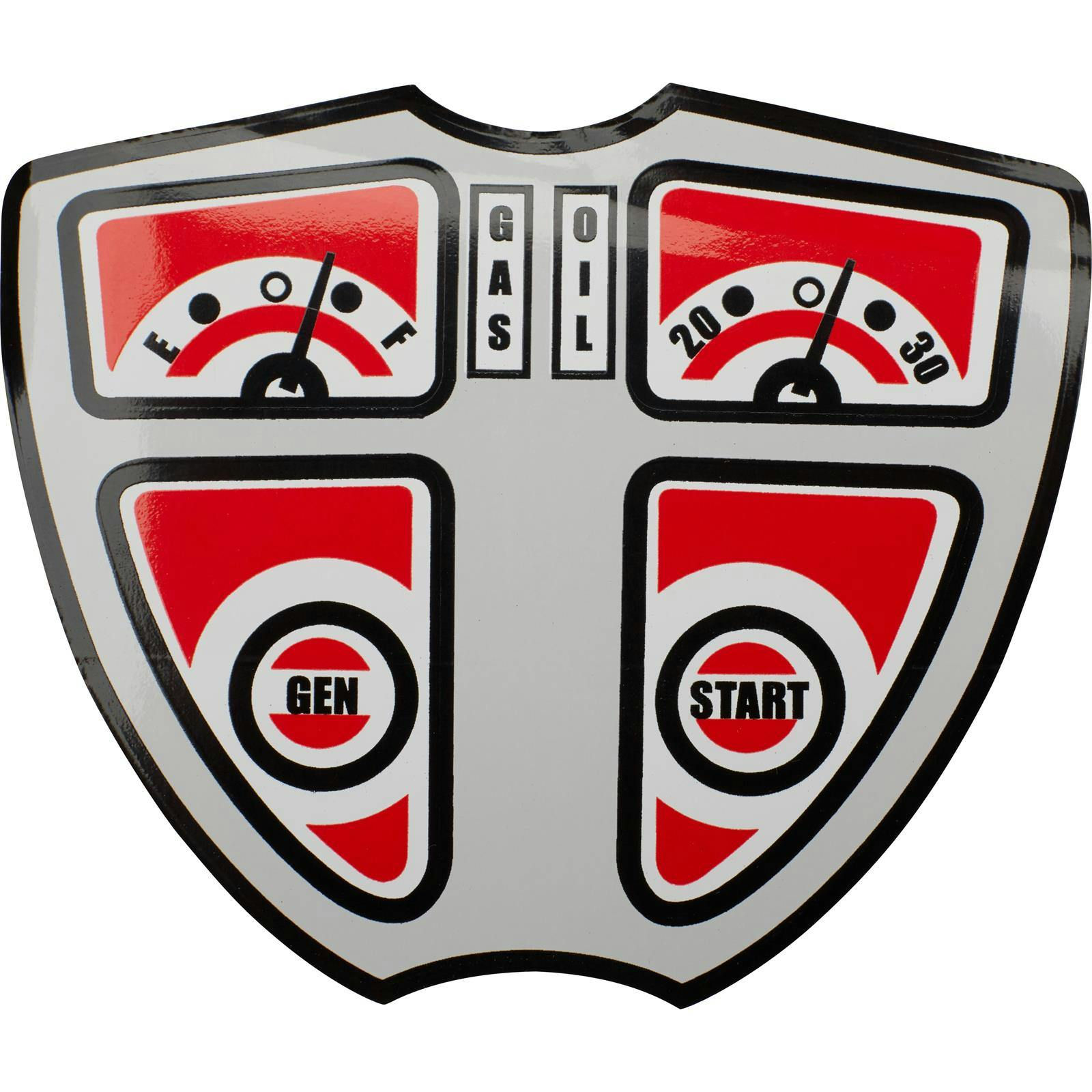 Pedal Car Parts, AMF Big 4 No. 538 Tractor Gauge Decal