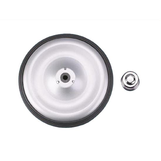 White Powder Coated Wheel and Tire Combos - Model A/Universal Kit