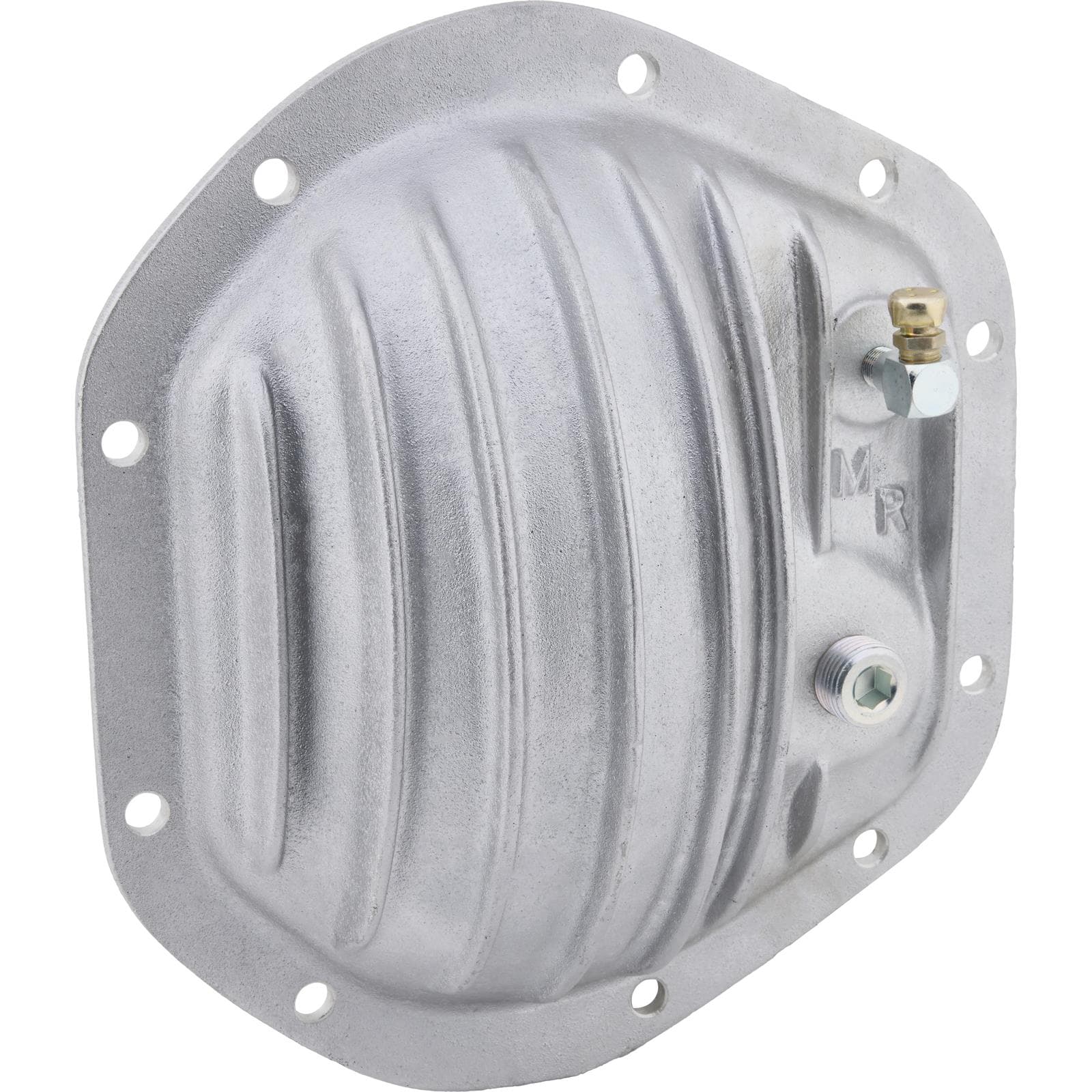 Jag Finned Aluminum Rear Cover, Unpolished