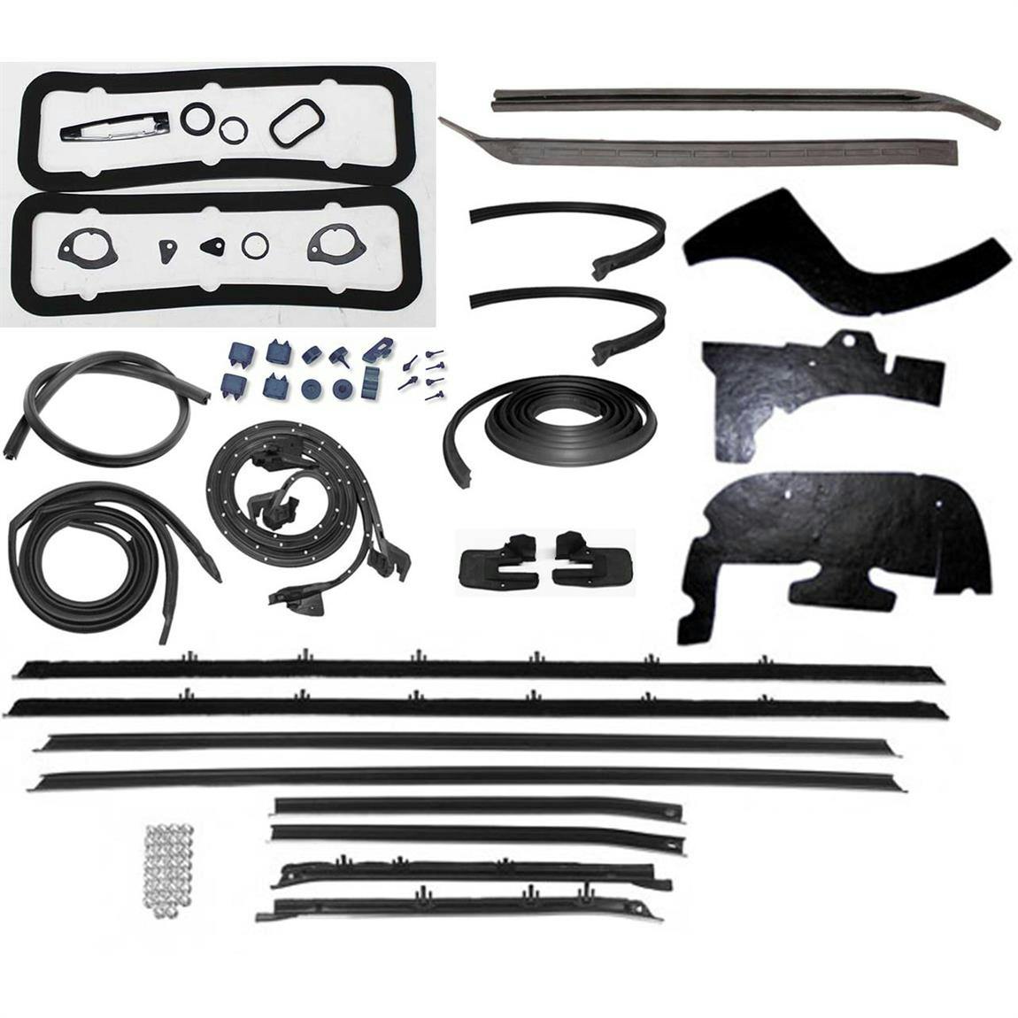 Complete Weatherstripping Kit, 1967 Camaro/Firebird