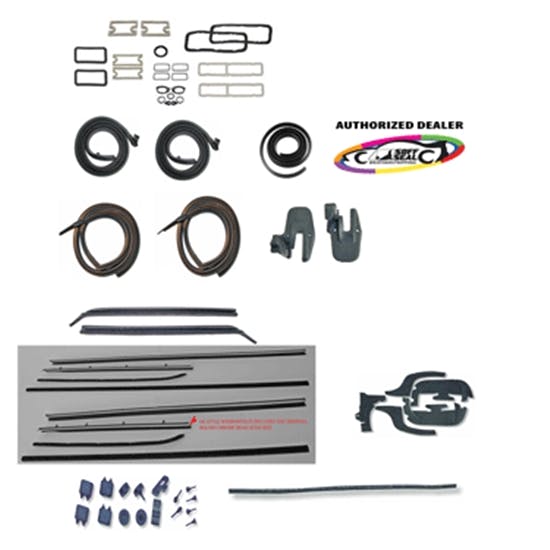 Complete Weather Stripping Kit for 1967 Chevelle 2-Door Hardtop