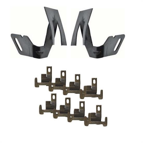 Front Windshield Lower Molding Clip Set, 1968-79 Nova, 10 Piece