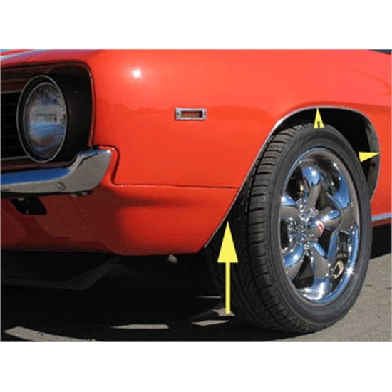 Reproduction Wheel Opening Trim Molding Kit for 1969 Camaro