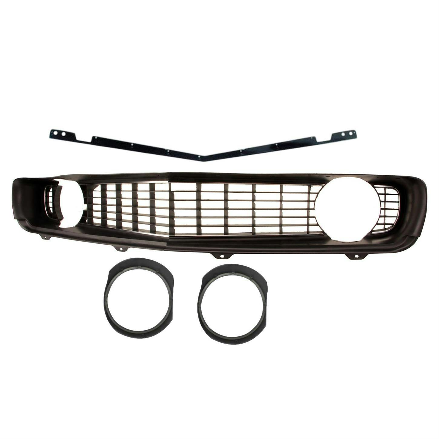 1969 Camaro Standard Grille Kit, 4 Piece, Black