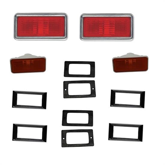 Side Marker Lamp Kit w/o Engine Size, 1969 Nova/Chevelle/El Camino