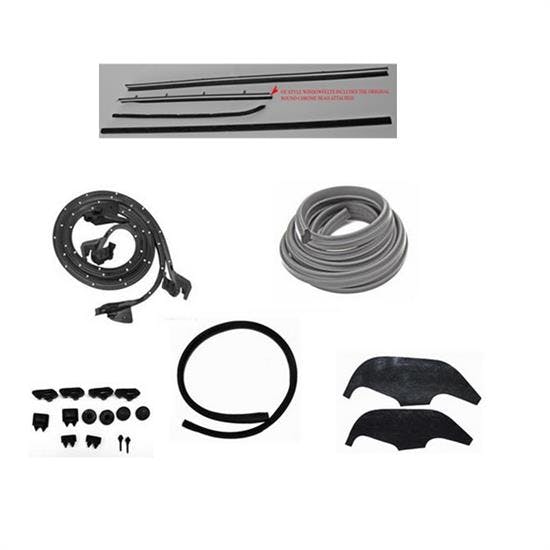 Complete Weather Strip Kit, 1970 Nova 2-Door
