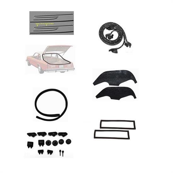 Complete Weather Stripping Kit for 1973-74 Nova 2-Door Hatchback