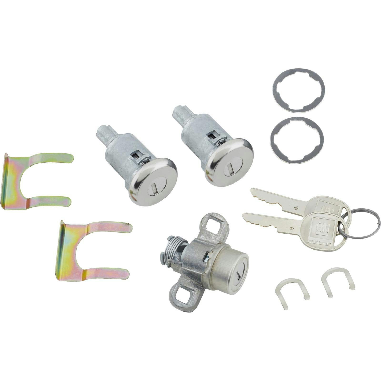 Classic Auto Locks CL-137 Door/Trunk Lock Set w/Key for 1970-73 Camaro
