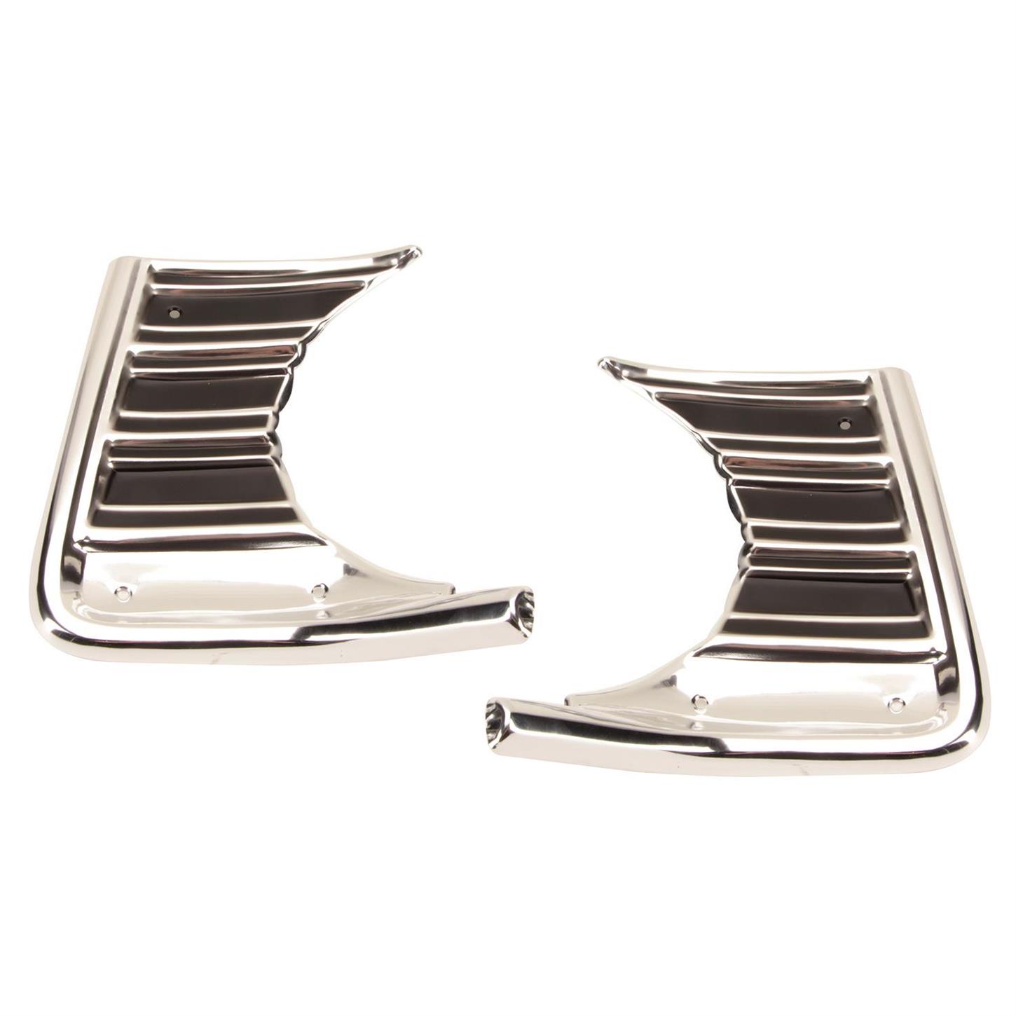 Dynacorn M1362A 1967 Chevelle Outer Grille Extensions, Pair