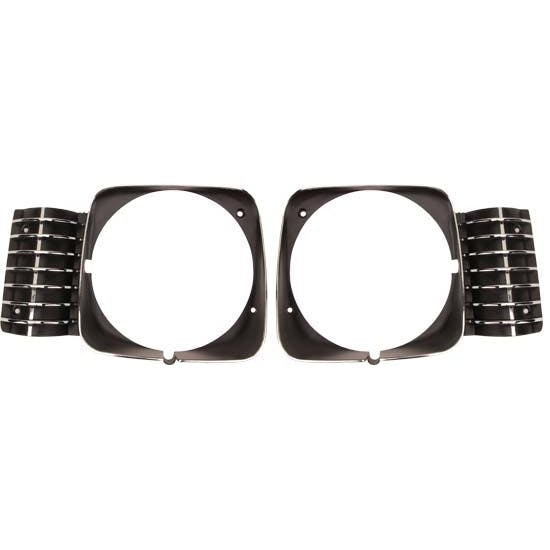 Dynacorn MI671 Headlight Bezels, 1969-72 Chevy Nova, Pair