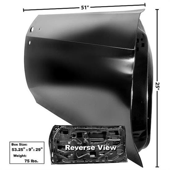 Dynacorn 1485L 70-72 Chevelle Door Shell Coupe/Convertible RH