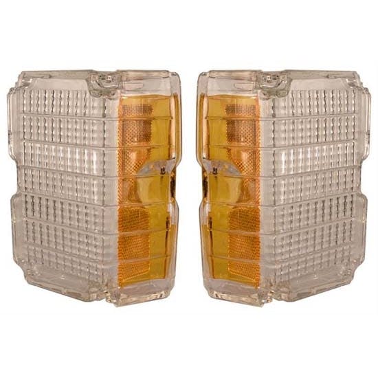 Dynacorn L72BN2 Parking Light/Turn Signal Lens, 1972 El Camino, Pair