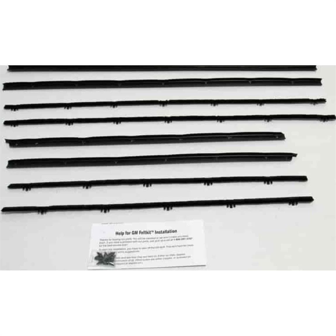 Repops N148R 1962-65 Chevy Nova Window Felt Kit, 2 Door Hardtop