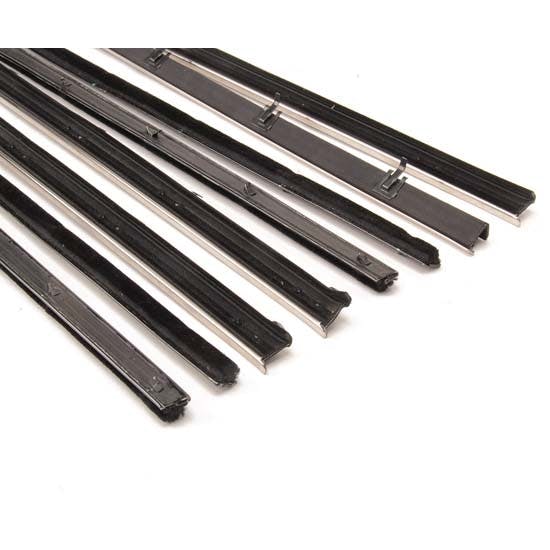 Repops N118A 66-67 Nova Window Felt Kit, 2 Dr Hardtop, 8 pc