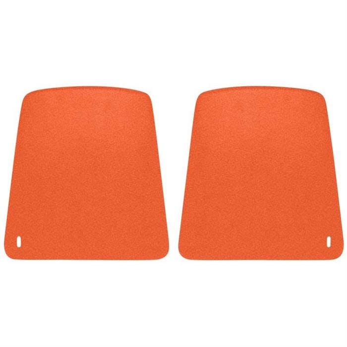 OER K1011 69 Camaro Bucket Seat Back Panels, Hugger Orange, Pair