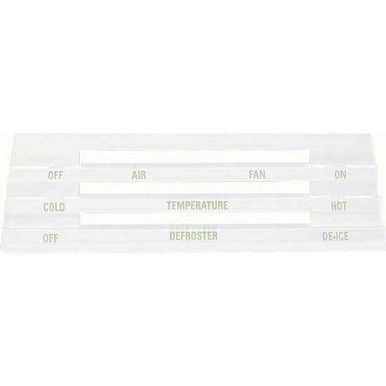 OER K593 Heater Control Panel Lens for 1967 Camaro without A/C