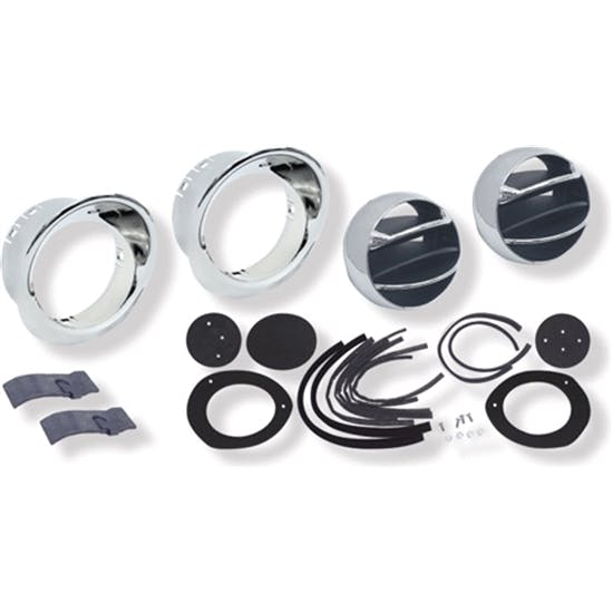 OER R566 Dash Astro Vents, 67-68 Camaro, Complete Kit