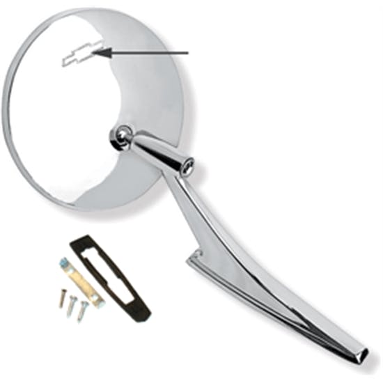 OER CM3005 Outside Rear View Door Mirror, Camaro/Nova/Chevelle/Camino