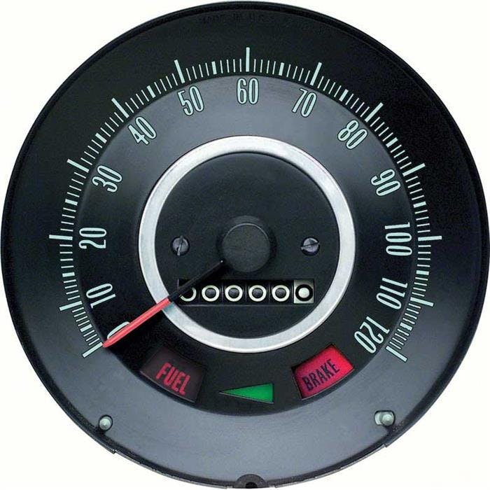 OER 6480794 67 Camaro In Dash Speedometer 120MPH