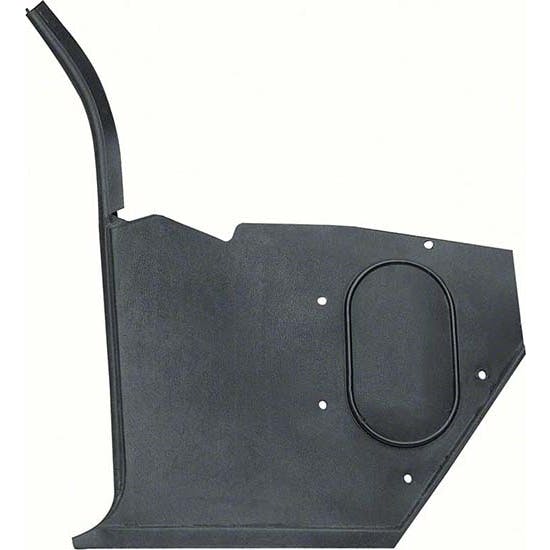 OER 7664685 Kick Panel w/ AC, Black, LH, 1967-68 Camaro/Firebird
