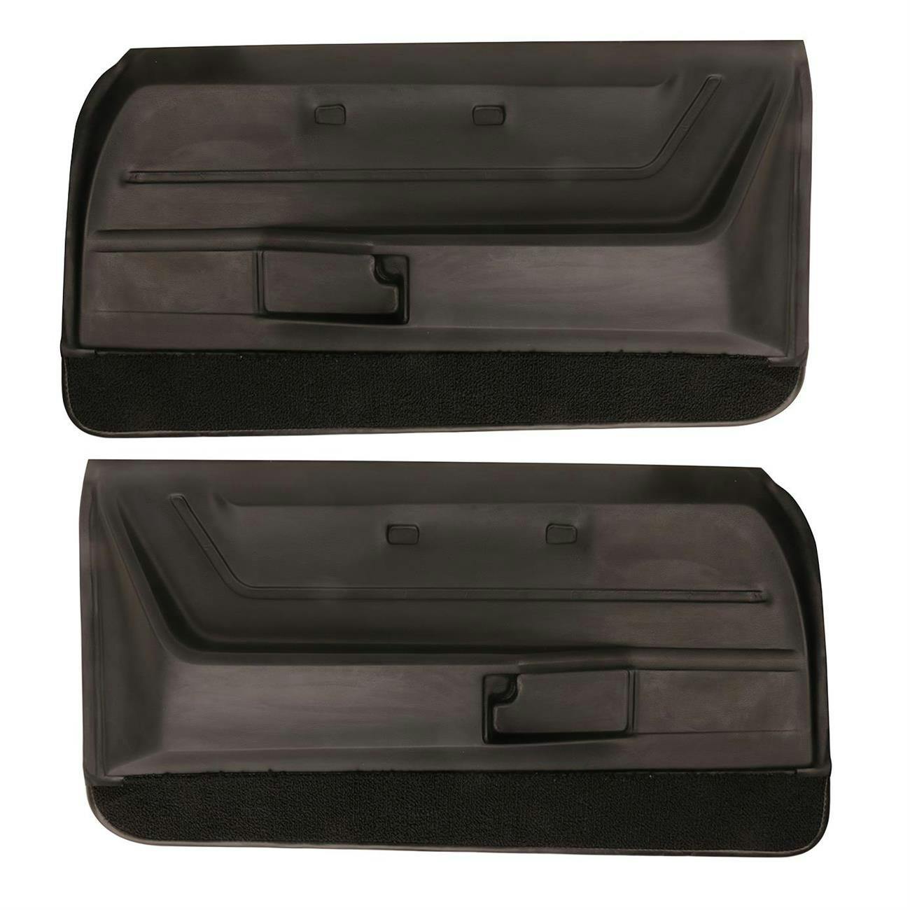 OER K62801 Deluxe Front Door Panels for 1968-69 Camaro, Black, Pair