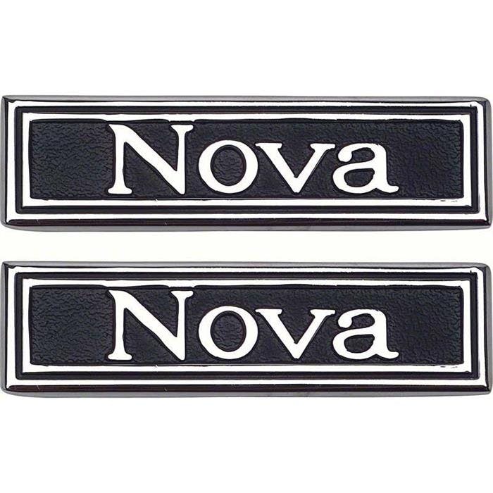 OER 7790751 69-72 Nova In Custom Interior Door Panel Emblems