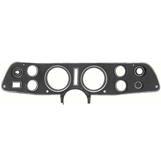 OER K968 Instrument Panel Face Plate, Black/Chrome, 1970-72 Camaro
