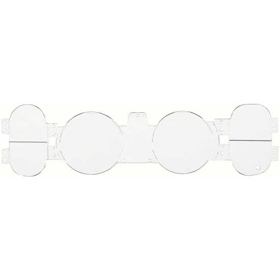 OER 3999485 Dash Gauge Lens Assembly, 1970-78 Camaro