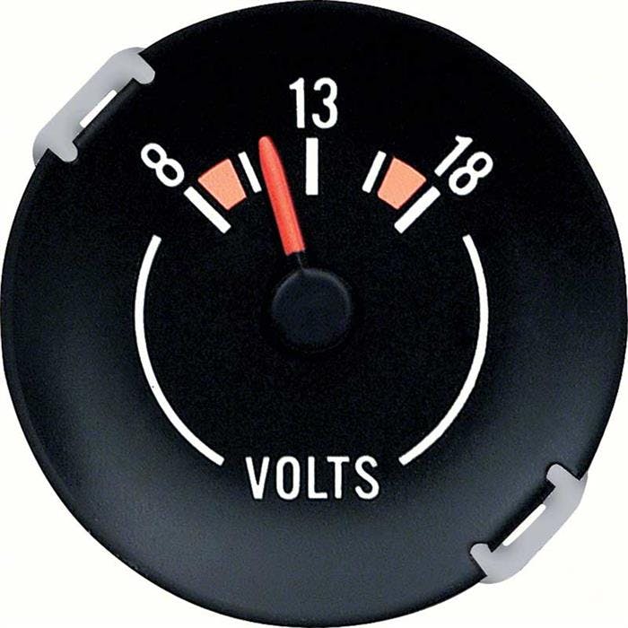 OER 6474343 Voltmeter Dash Gauge, 1976-78 Camaro